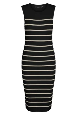 Vestido midi de malha