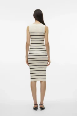 Vestido midi de malha