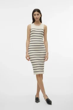 Vestido midi de malha