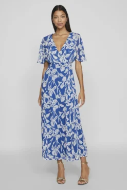 Vestido midi de manga 2/4