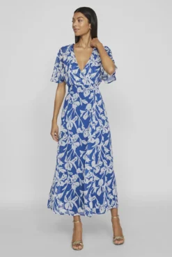 Vestido midi de manga 2/4