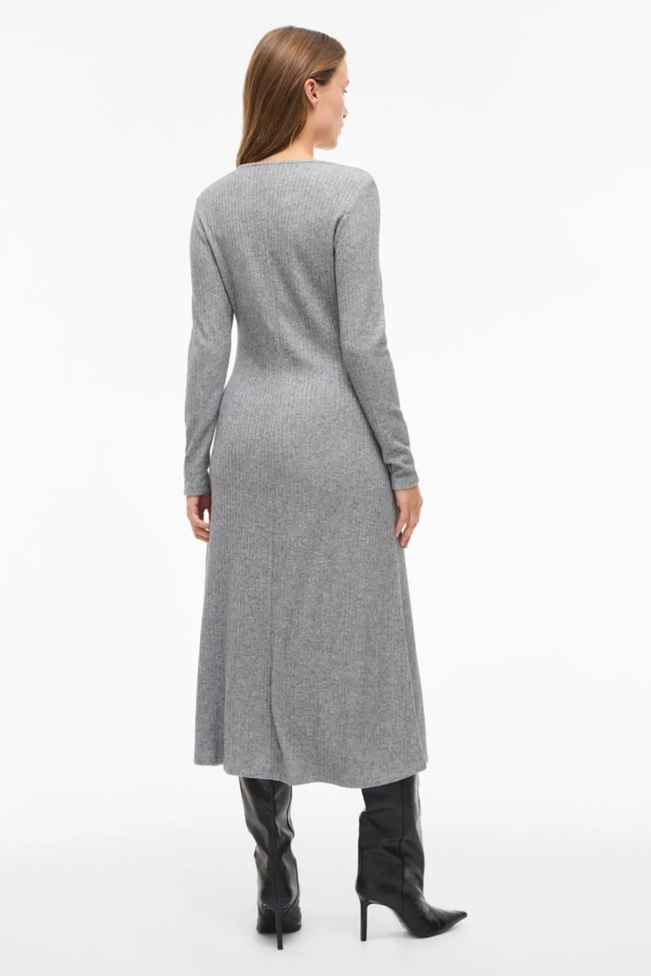 Vestido midi de viscose