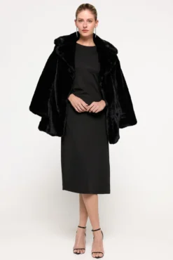 Vestido midi elástico