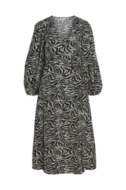 Vestido midi envolvente