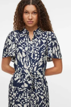 Vestido midi estampado