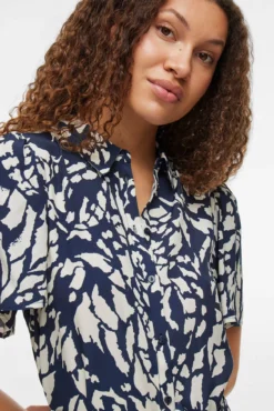 Vestido midi estampado