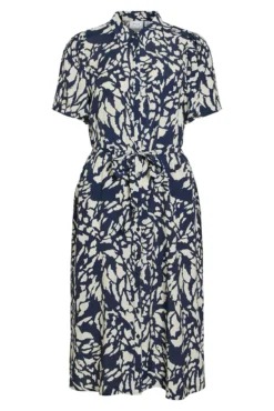 Vestido midi estampado