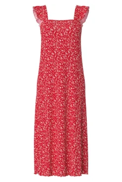Vestido midi floral