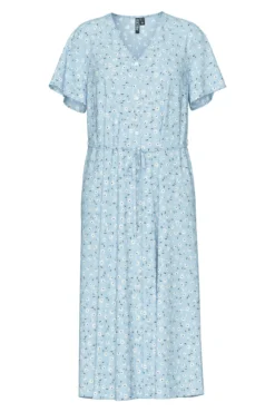 Vestido midi floral