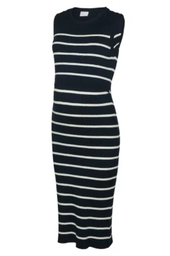 Vestido midi malha maternity