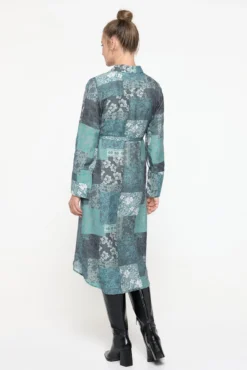 Vestido midi manga comprida