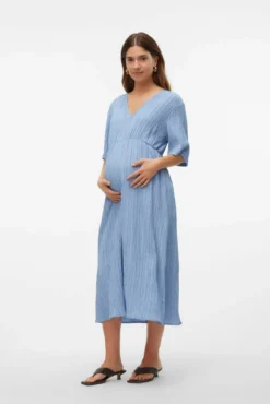 Vestido midi maternity