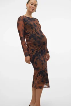 Vestido midi maternity