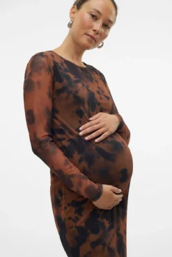 Vestido midi maternity