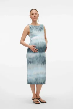 Vestido midi maternity