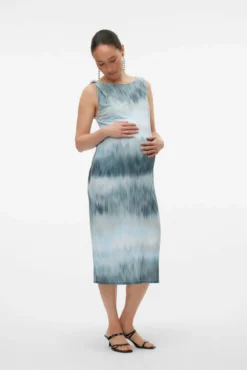 Vestido midi maternity