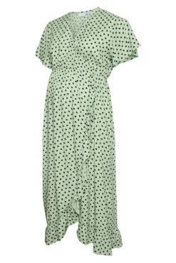 Vestido midi maternity e amamentação