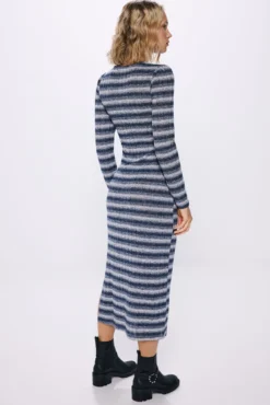 Vestido midi Tubo Dye Espacial