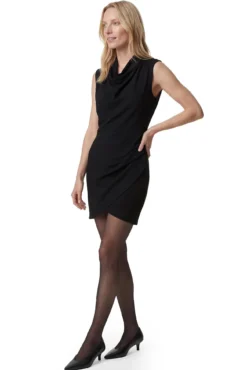 Vestido mini assimétrico