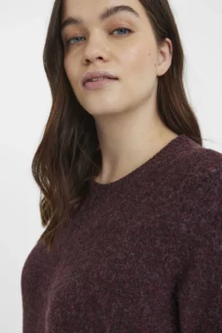 Vestido plus size em malha manga comprida