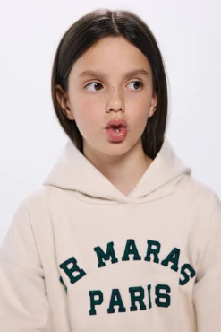 Vestido sweatshirt menina