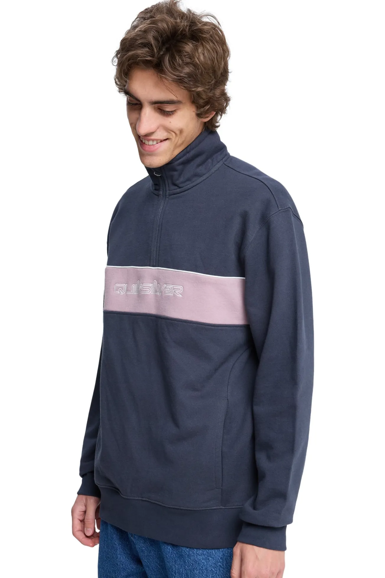 1/4 Zip - fecho-éclair para homem com Zíper 1/4
